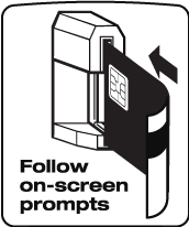 ENE1801G002 Gilbarco Encore HCR2 Card Reader Blank Scanner Graphic w/ Instructions. - Black on White